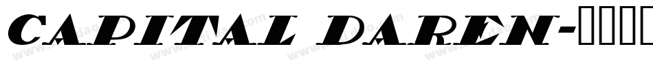 Capital Daren字体转换